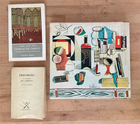 FRANCO GENTILINI E GIORGIO DE CHIRICO - Lotto unico di 3 cataloghi