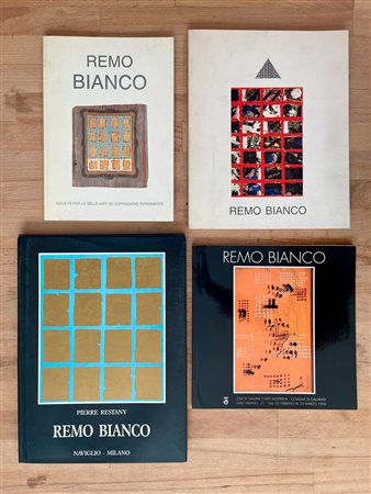 REMO BIANCO - Lotto unico di 4 cataloghi