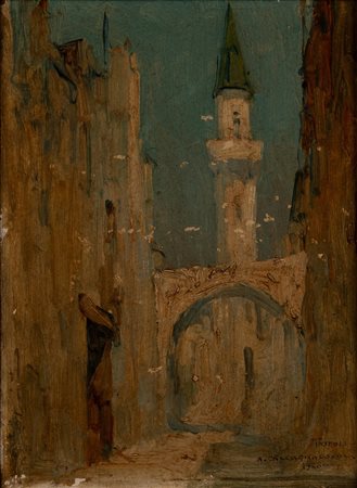 Antonio  Calcagnadoro (Rieti  1876 - Roma 1935)  - Tripoli, 1923