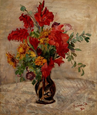 Donato Frisia (Merate 1883 - 1953)  - Fiori, 1936