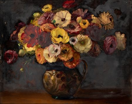 Tito Corbella (Pontremoli 1885 - Roma 1966)  - Vaso di fiori