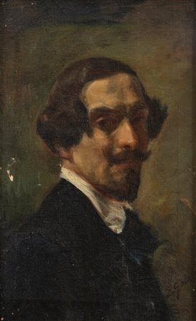 Emilio Gola (Milano 1851 - 1923)  - Autoritratto