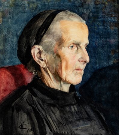 Virgilio Costantini (1882 - 1924)  - Vieille paysanne