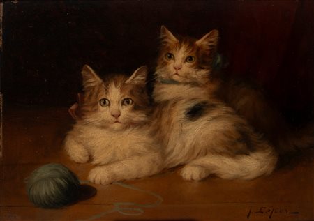 J. Le Roy (attivo nel secolo XIX)  - Gattini