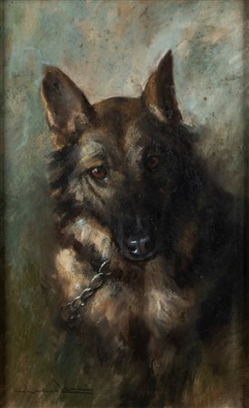 Marino Lenci (Napoli 1874 - 1939)  - Pastore tedesco