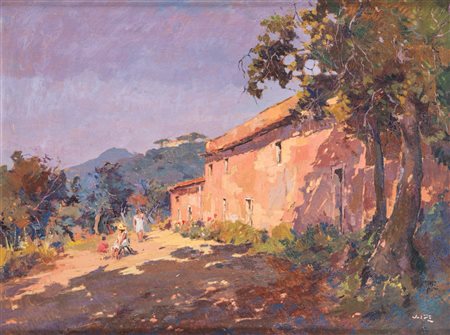 Angiolo Volpe (Livorno 1943)  - Villa delle Rose a Montenero nei pressi di Livorno