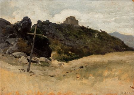 Filiberto Petiti (Torino 1845 - Roma 1924)  - Mattino d'inverno