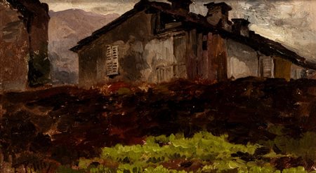 Filiberto Petiti (Torino 1845 - Roma 1924)  - Casa di montagna