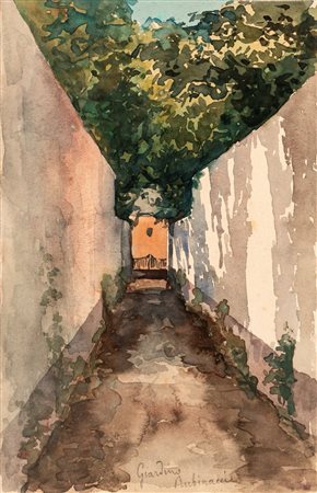 Filiberto Petiti (Torino 1845 - Roma 1924)  - Giardino Rubinacci