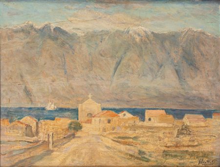 Ferruccio Scattola (Venezia 1873 - Roma 1950)  - Rasanze sulla Morlacca, 1942