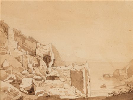 Scuola di Posillipo - Rovine a Posillipo