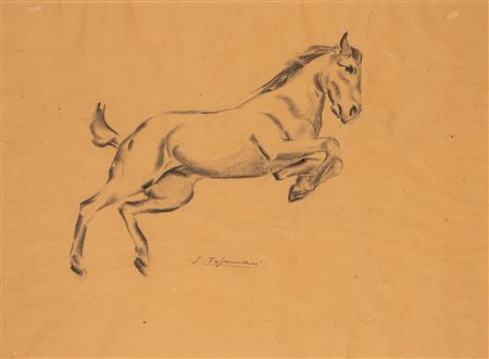 Sirio Tofanari (Firenze 1886 - Milano 1969)  - Cavallo