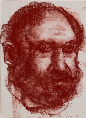 Pietro Annigoni (Milano 1910 - Firenze 1988)  - Testa virile