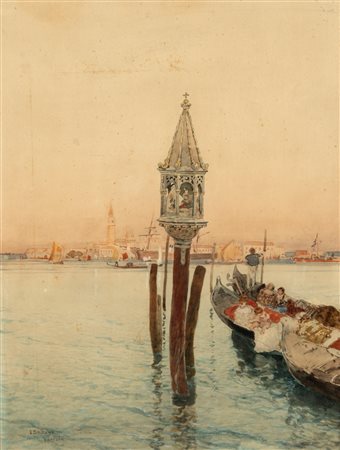 Edoardo Dalbono (Napoli 1841 - 1915)  - Venezia
