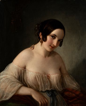 Natale Schiavoni (Chioggia 1777 - Venezia 1858)  - Odalisca, 1847