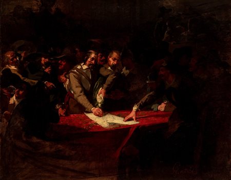Andrea Gastaldi (Torino 1826 - 1889)  - La resa