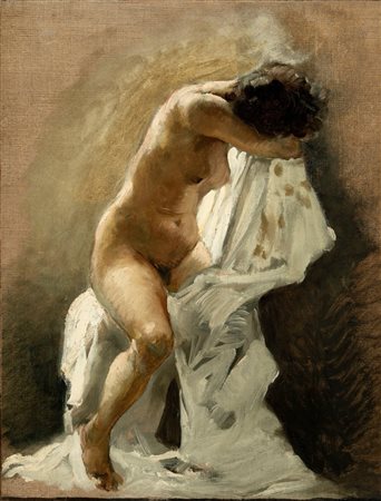 Scuola del secolo XIX - Nudo femminile