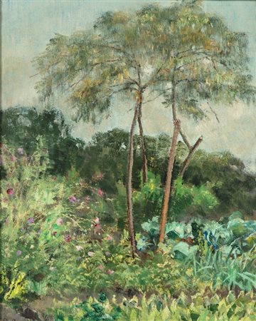 Alfonso Corradi (Castelnuovo di Sotto 1889 - Milano 1972)  - Campagna