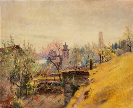 Alfonso Corradi (Castelnuovo di Sotto 1889 - Milano 1972)  - Roncaro