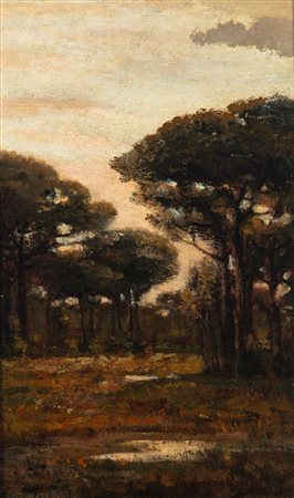 Luigi Bertelli (Caselle di San Lazzaro 1832 - Bologna 1916)  - Pineta