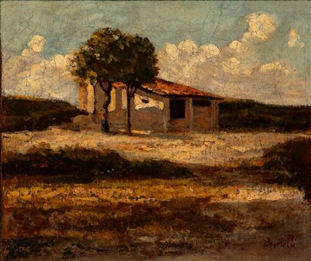 Luigi Bertelli (Caselle di San Lazzaro 1832 - Bologna 1916)  - Campagna