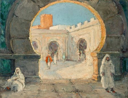 Ulisse Caputo (Salerno 1872 - Parigi 1948)  - Scena orientalista