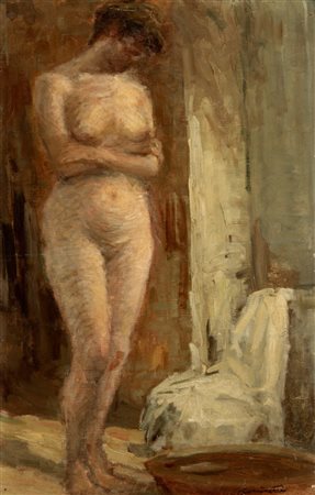 Giuseppe Cominetti (Salasco 1882 - Roma 1930)  - Nudo femminile