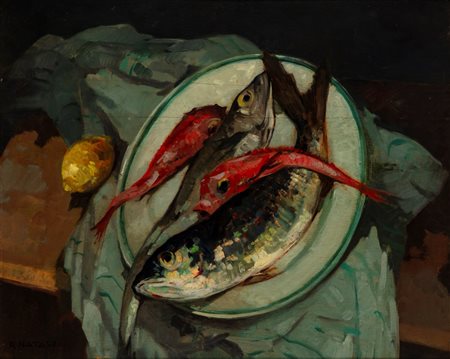 Renato Natali (Livorno 1883 - 1979)  - Pesci