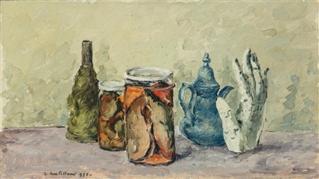 Leonardo Castellani (Faenza 1896 - Urbino 1984)  - Natura morta, 1972