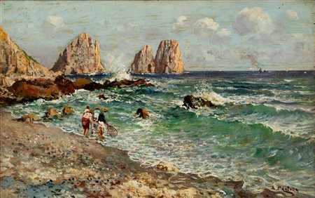 Attilio Pratella (Lugo 1856 - Napoli 1949)  - Capri