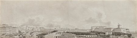 Scuola francese del secolo XIX

"Veduta panoramica di Roma con il Palazzo Barbe