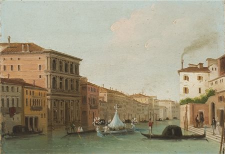 Scuola del secolo XIX

"Il Canal Grande da Palazzo Grimani" 
olio su cartone (c