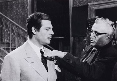 Tazio Secchiaroli 1925-1998 Marcello Mastroianni e Vittorio de Sica stampa...