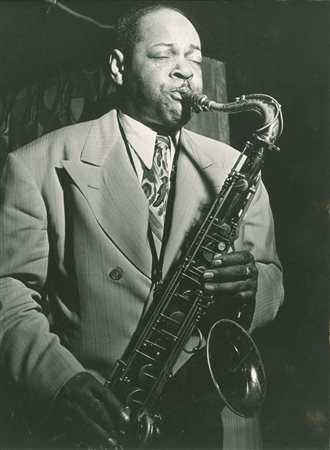 William P. Gottlieb 1917-2006 Coleman Hawkins presso Spotlite Club, New York...