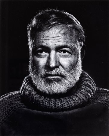 Yousuf Karsh 1908-2002 Karsh of Ottawa, Hemingway stampa alla gelatina ai...