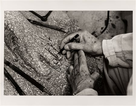 Gianni Berengo Gardin 1930-2025 Senza titolo stampa alla gelatina ai sali...