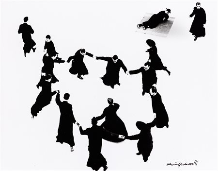 Mario Giacomelli 1925-2000 Pretini, dalla serie 'Io non ho mani che mi...