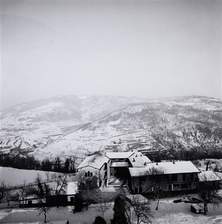 Ugo Mulas 1928-1973 Campanone della Brianza. Vista dall'alto stampa vintage...
