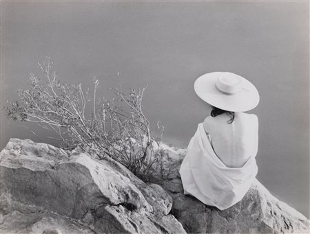 Gualberto Davolio Marani 1915-2004 La solitaria di Capri stampa alla gelatina...