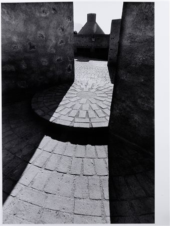Ugo Mulas 1928-1973 Casa Franchetti, Sardegna. Esterno stampa vintage alla...