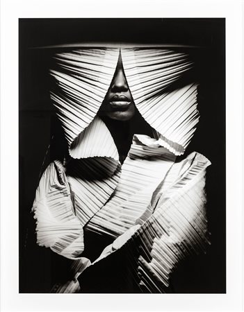 Albert Watson 1942 Sebastian in Issey Miyake, New York City archival pigment...