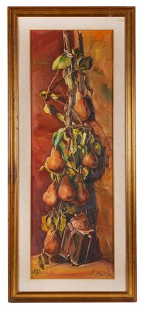 Guido  Bugli (Bologna, 1912 - Bologna, 2013) 
Dipinto 1981
Olio su tela Cm 113x4