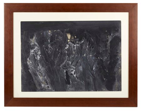 Lidia Puglioli (San Lazzaro di Savena , 1919 - Bologna, 2013) 
"Senza titolo" 1978
Acquerello e tecnica mista su cartoncino Cm 35x49