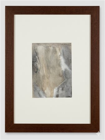 Lidia Puglioli (San Lazzaro di Savena , 1919 - Bologna, 2013) 
"Senza titolo" 1977
Acquerello su cartoncino Cm 25x17