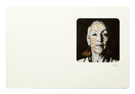 Meret Oppenheim (Berlino, 6/10/1913 - Basilea, 15/11/1985) 
"Autoritratto di Meret Oppenheim" 
Riproduzione fotolitografica a 4 colori Cm 14x21