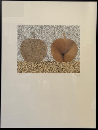 Jiří Kolář (Protivín, 1914 - Praga, 2002) 
"Senza titolo" 1991
Litografia a colori su carta Cm 80x60