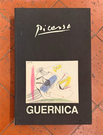 Pablo Picasso (Malaga, 25/10/1881 - Mougins, 08/04/1973) 
"Guernica" 
Litografia a colori su carta Cm cadauna 60x40