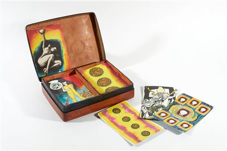 Renato Guttuso (Bagheria, 26/12/1911 - Roma, 18/01/1987) 
"I Tarocchi" 1971
Litografie a colori su carta Cm cadauna 18,7x12,3