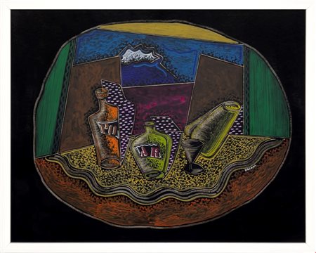Pippo  Oriani  
Senza titolo Anni '60
Encausto su cartone telato 50,5x60 cm