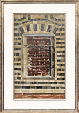 Marcello Scuffi  
Ex finestra 1978
olio su faesite 85x50 cm